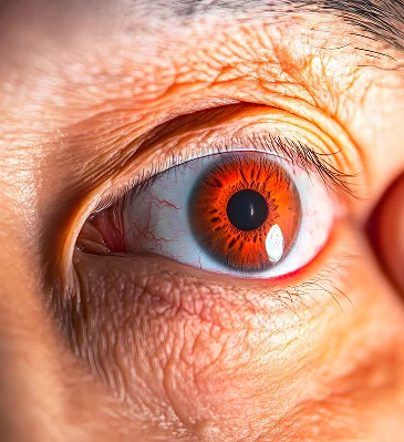 Retinal Blood Vessel Damage