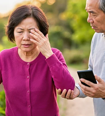 Retinal Blood Vessel Damage