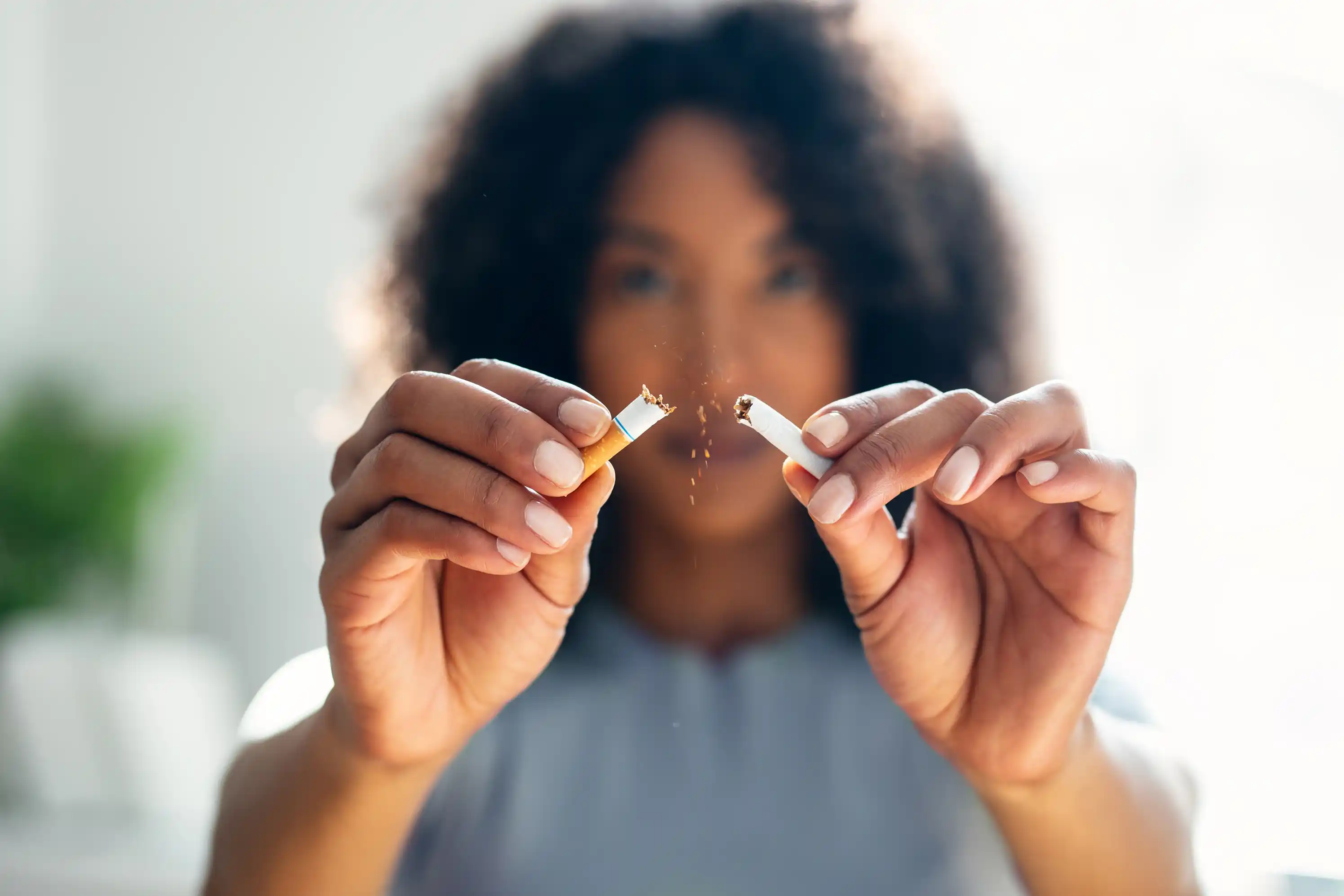 Breaking Cigarette